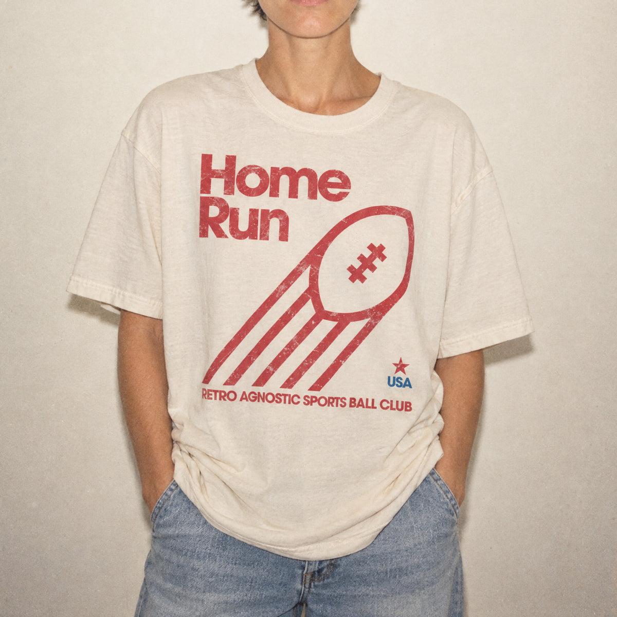 Home Run Football Tee