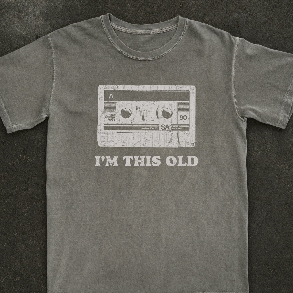 I'm This Old Audio Cassette Tee