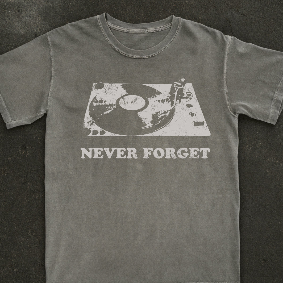 Never Forget Turntable Tee
