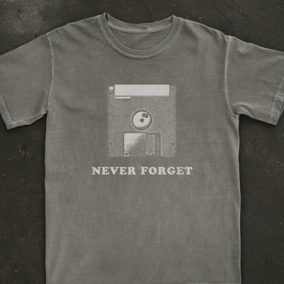 Never Forget Microfloppy Tee