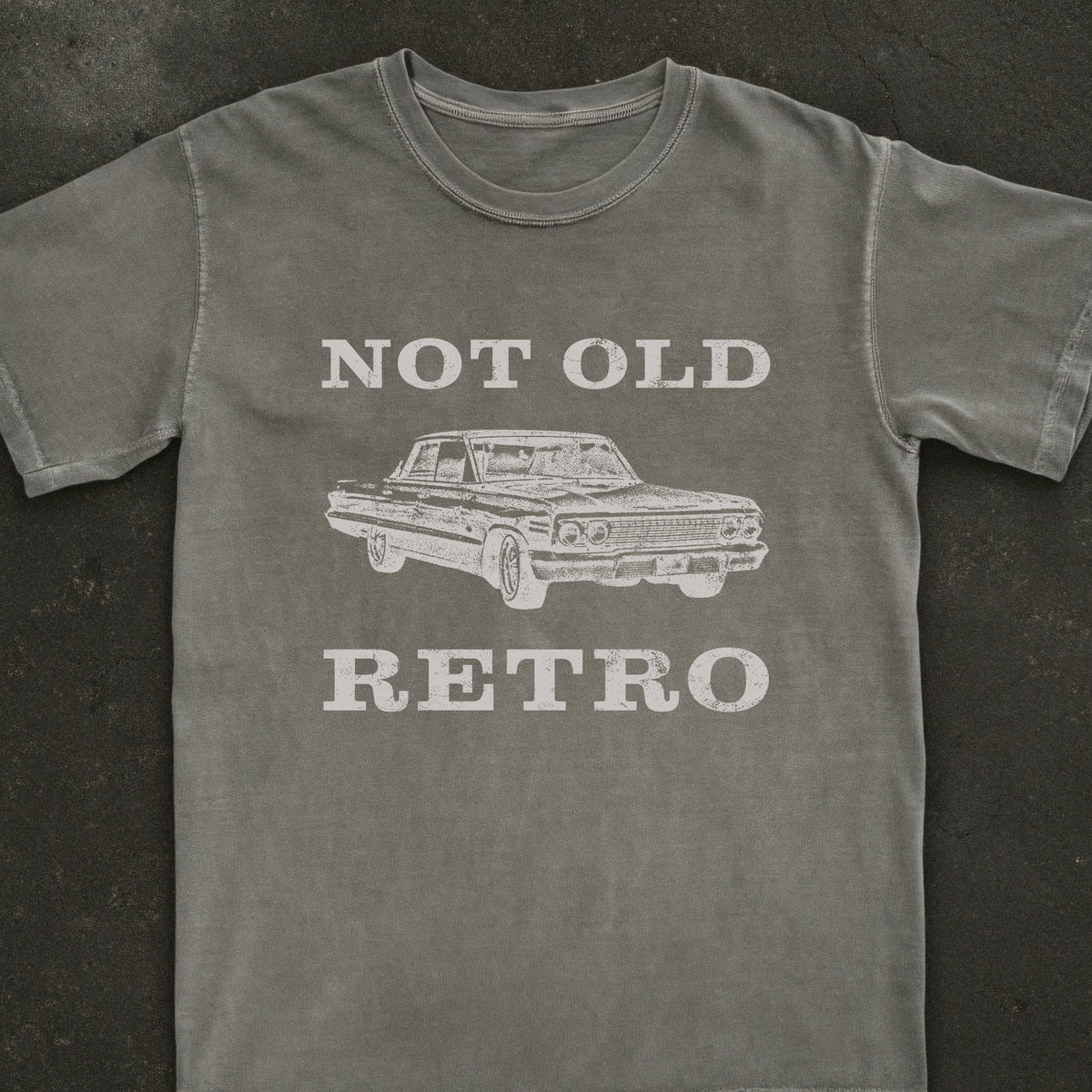 Not Old Retro Auto Tee