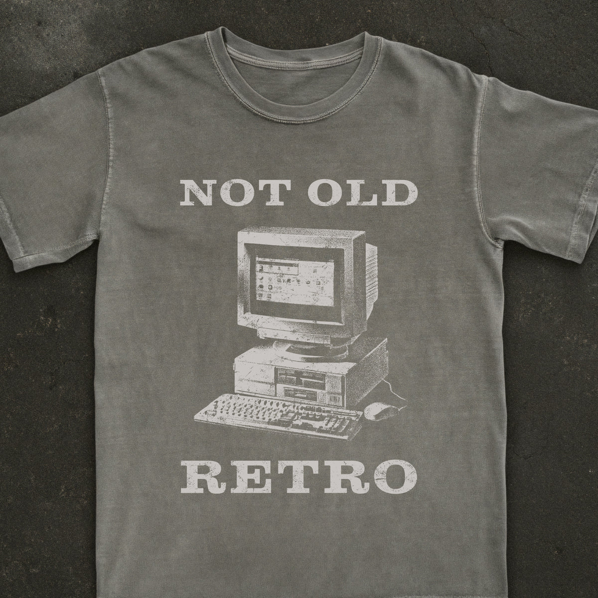 Not Old Retro PC Tee
