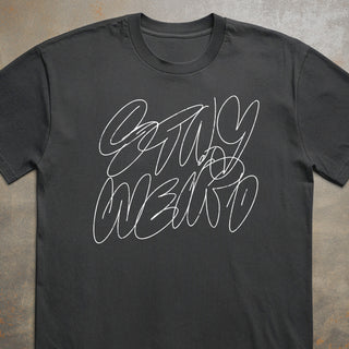 Stay Weird Scribble Tee