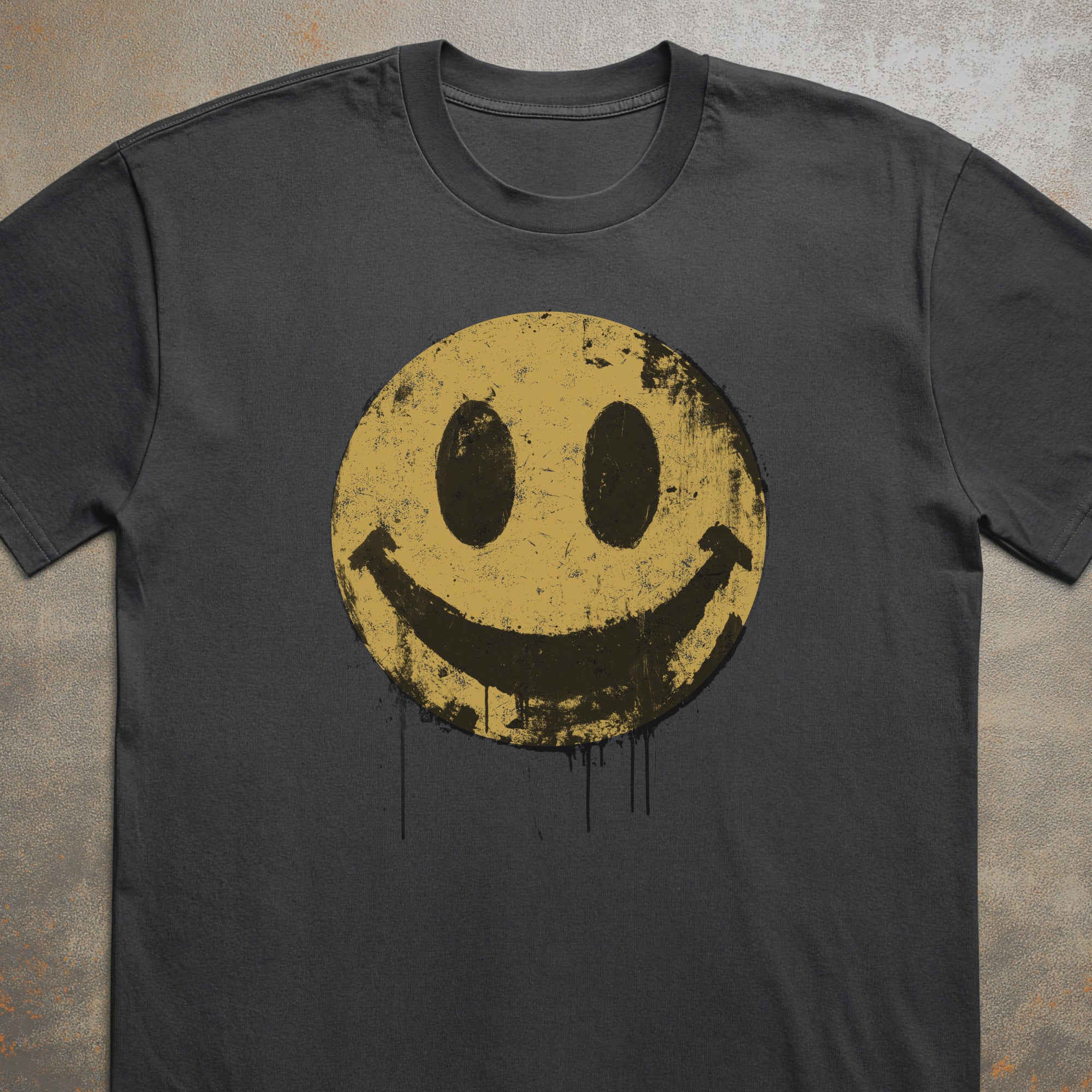Stressed Smiley Tee