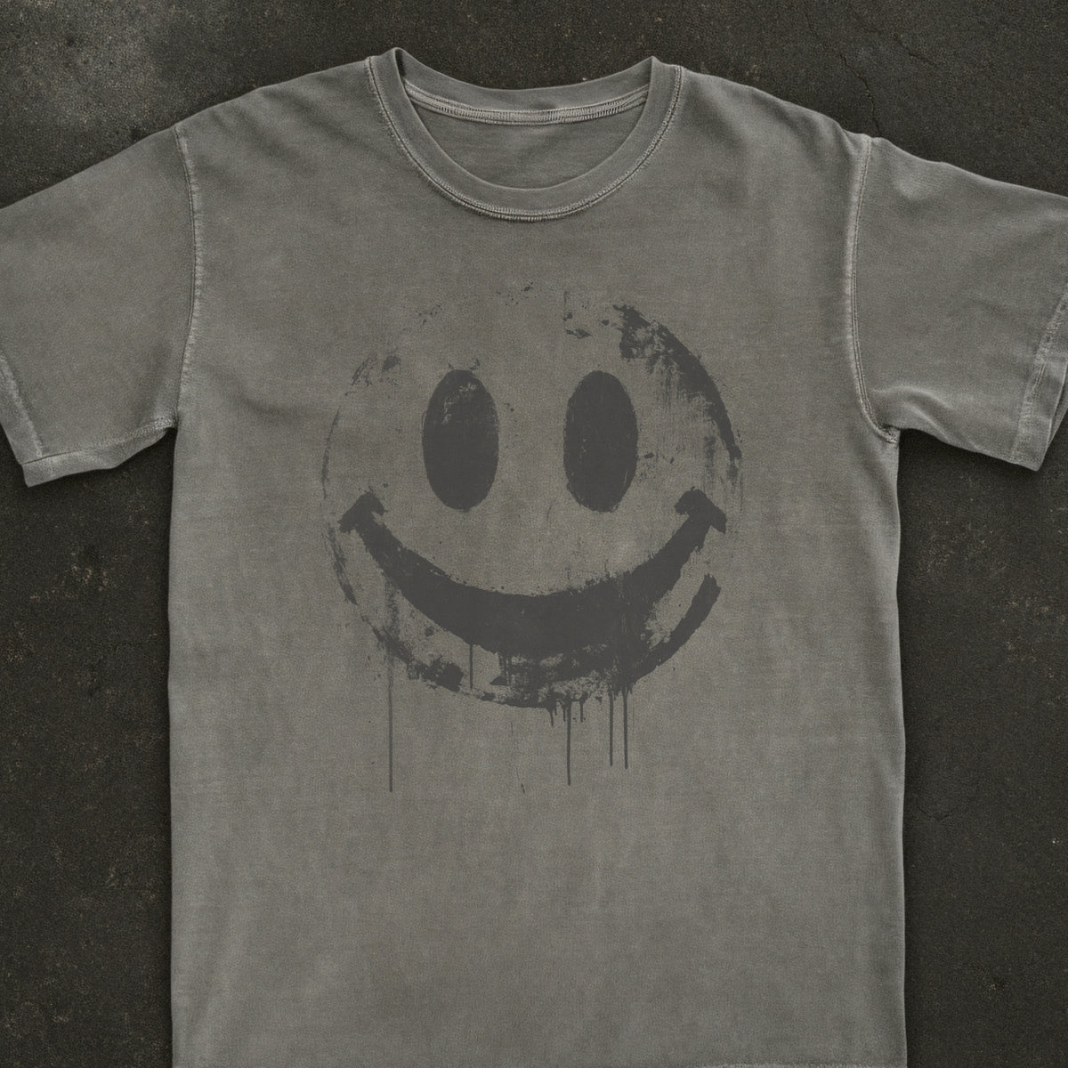 Stressed Smiley Tee