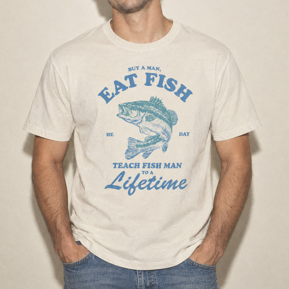 Teach Fish Man Tee