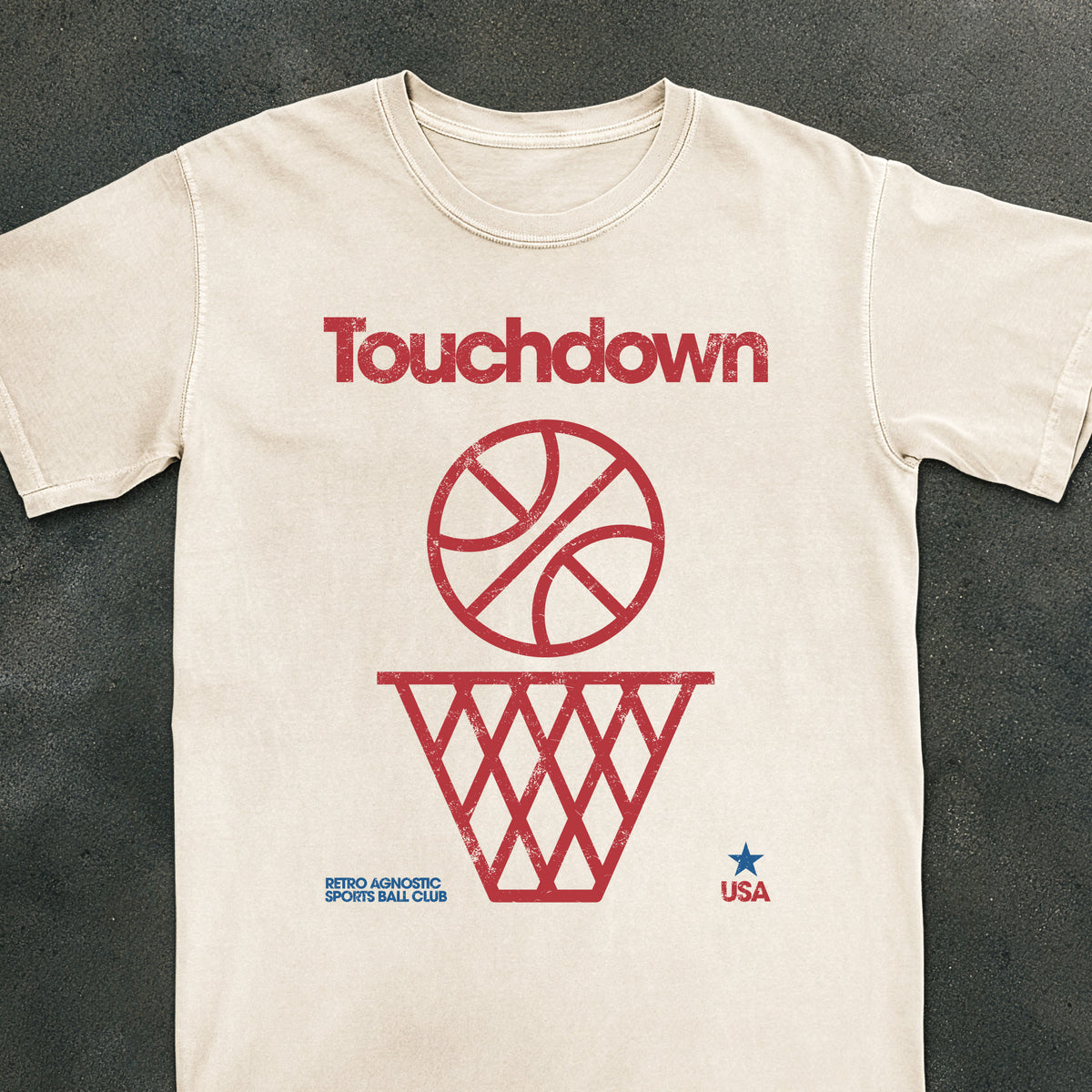 Touchdown Basket Tee
