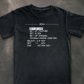 VCR Menu Tee