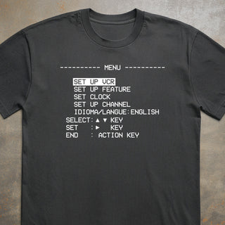VCR Menu Tee