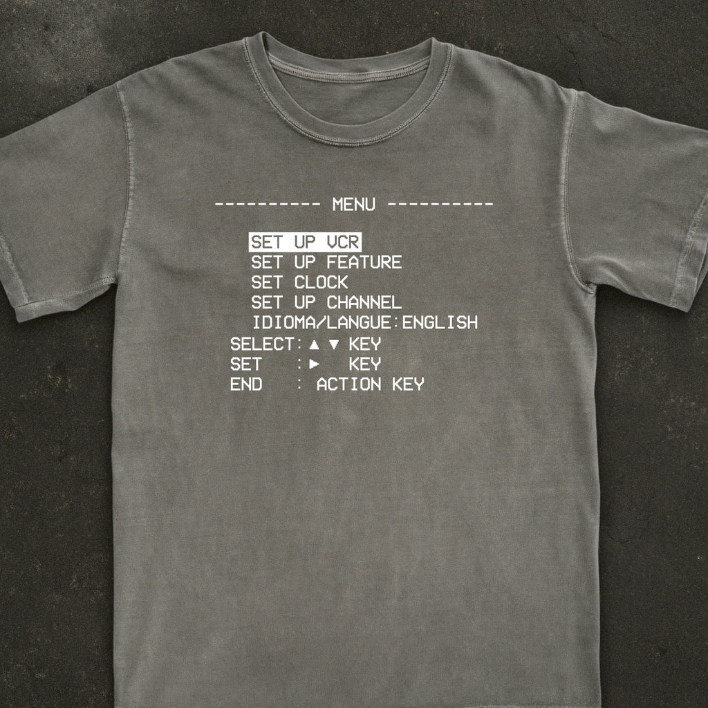 VCR Menu Tee