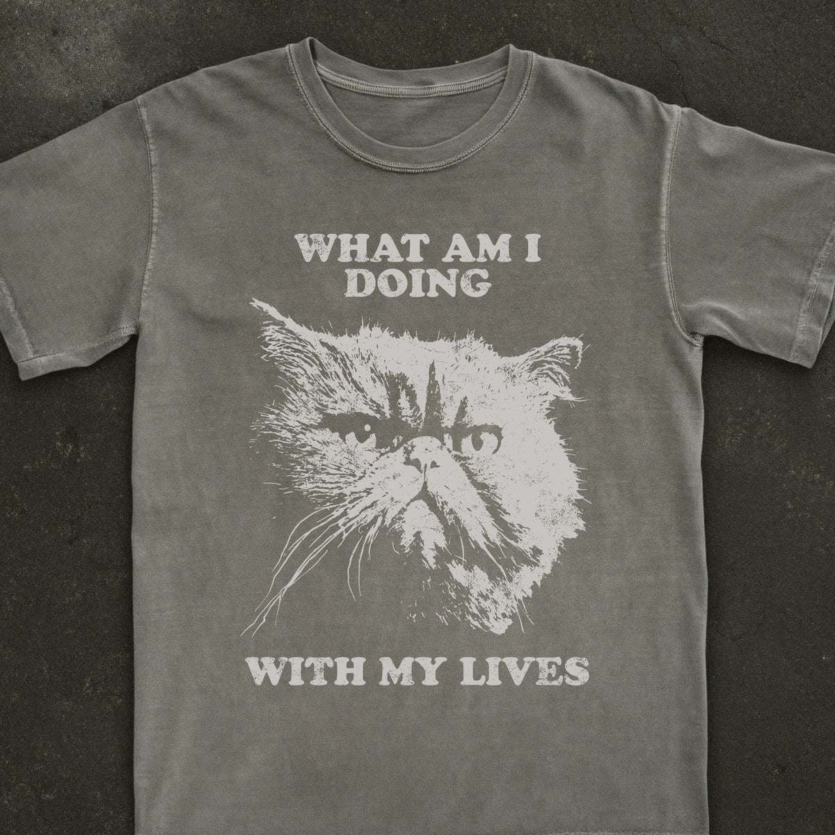 What Am I Doing With My Lives Tee