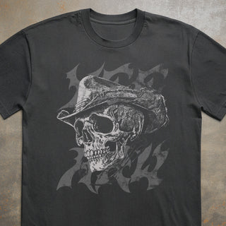 Yeehaw Skull Metal Tee