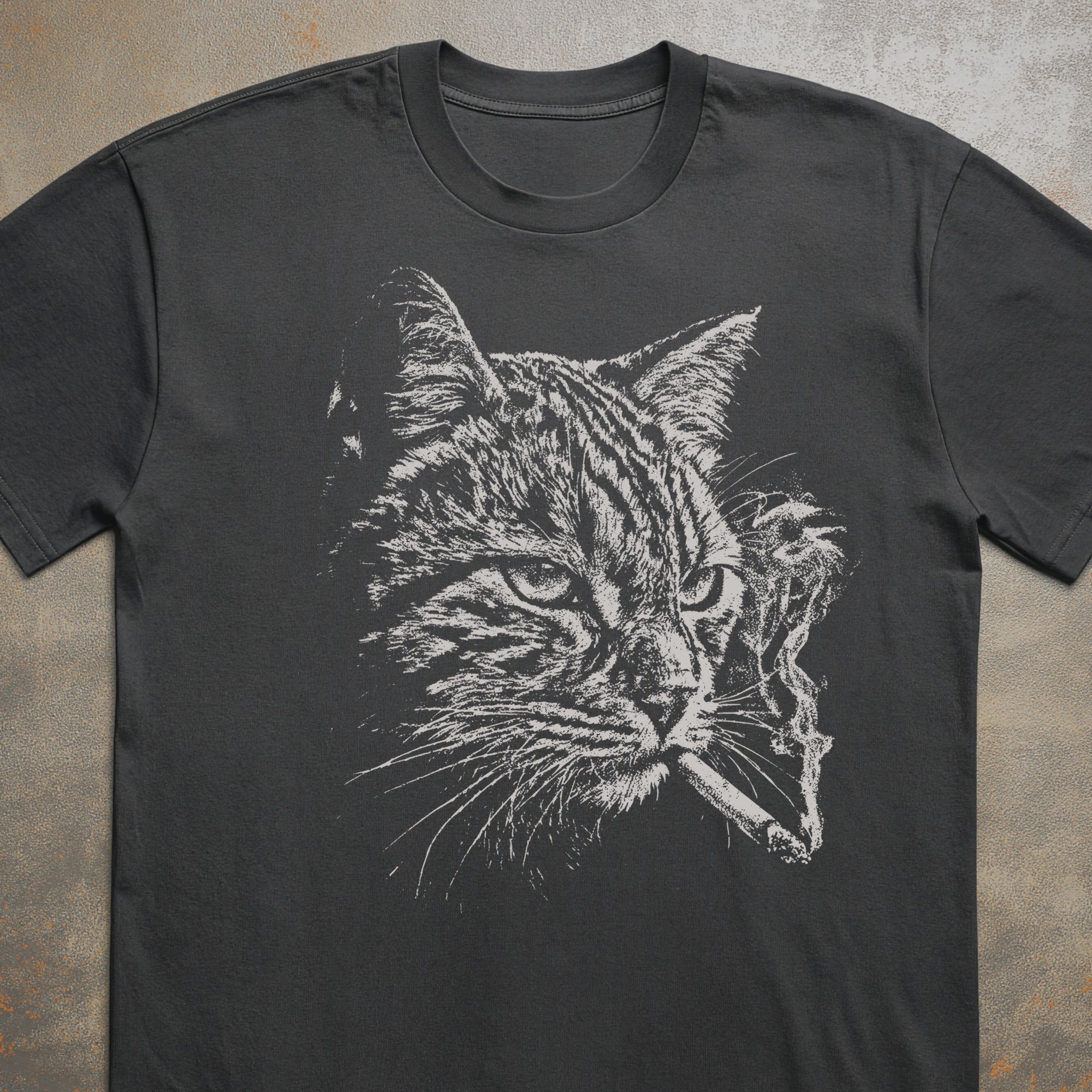Smoking Cat Tee