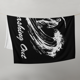 Crashing Out Throw Blanket